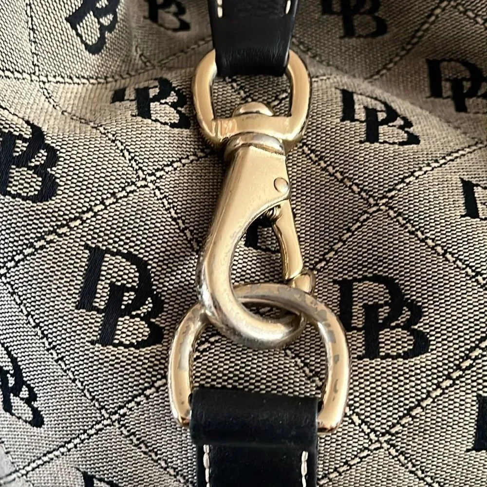 Black and white Dooney and bourke.